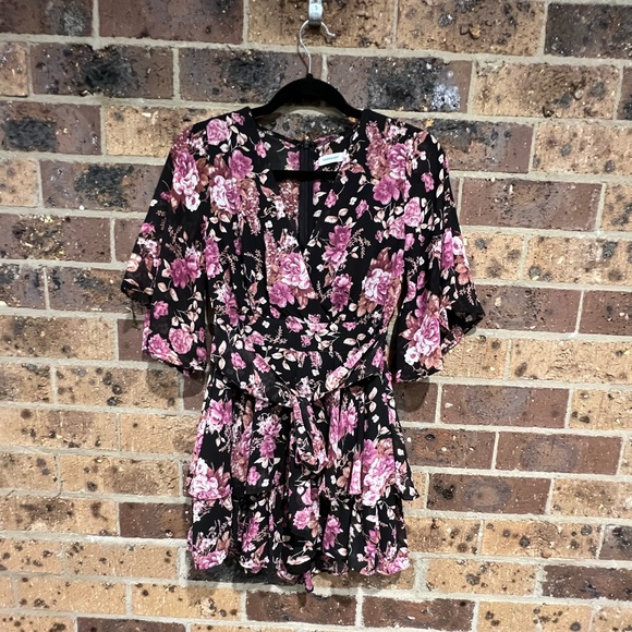 Valleygirl Pants & Jumpsuits Valley Girl Floral Jumpsuit Poshmark